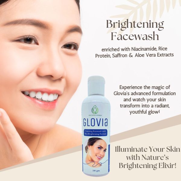 Glovia - Skin brightening and whitening facewash