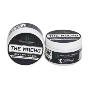 THE MACHO - Hair Styling & Holding Gel for Head and Beard Hairs - With Non-Greasy Formula.