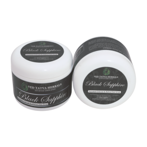 BLACK SAPPHIRE - Face Scrub with Activated Charcoal, Walnuts, Almonds, and Coffee