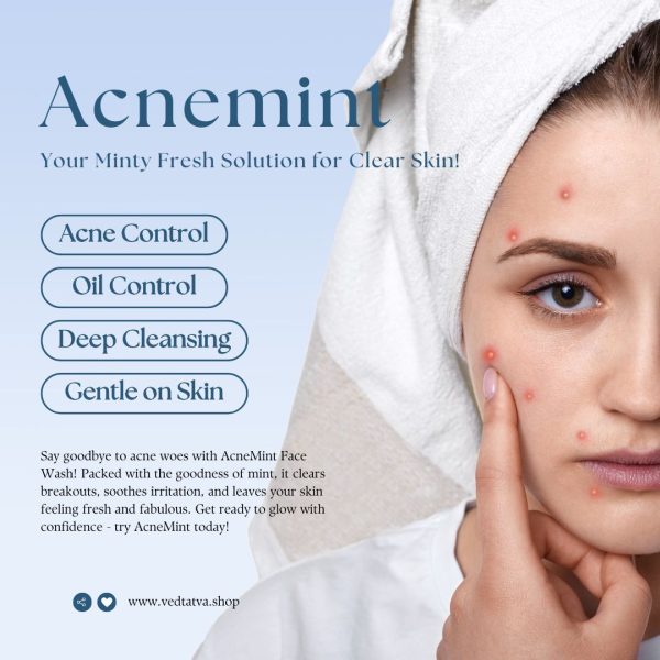 AcneMint Facewash - For Acne and Oily Skin - Image 3